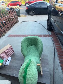 Rocking toddler dinosaur