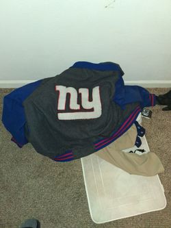 NEW YORK GIANTS BUTTON UP FLEECE