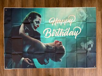 Joker Happy Birthday Backdrop