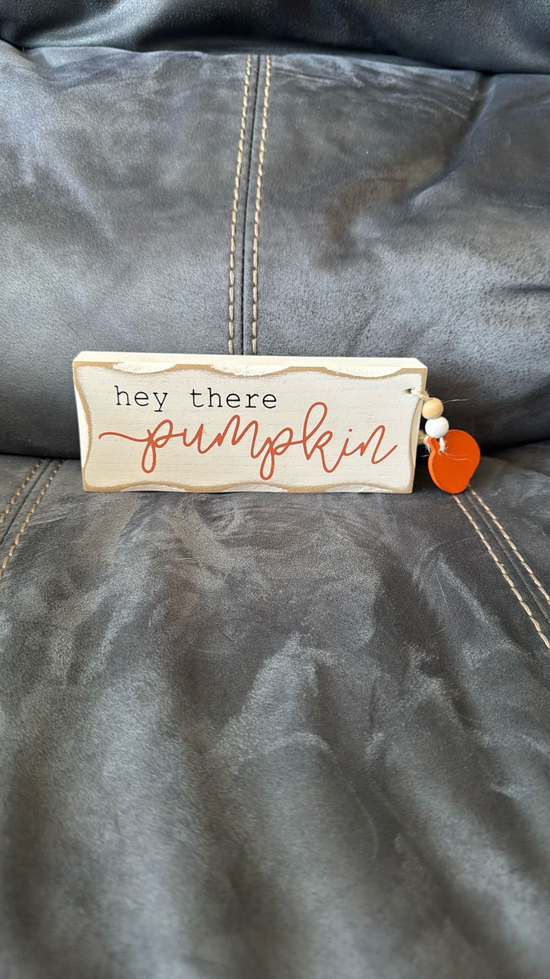 New Hobby Lobby Hey There Pumpkin Wood Sign Fall Thanksgiving Harvest Decoration