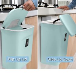 Kitchen Trash Can Hangs on Door