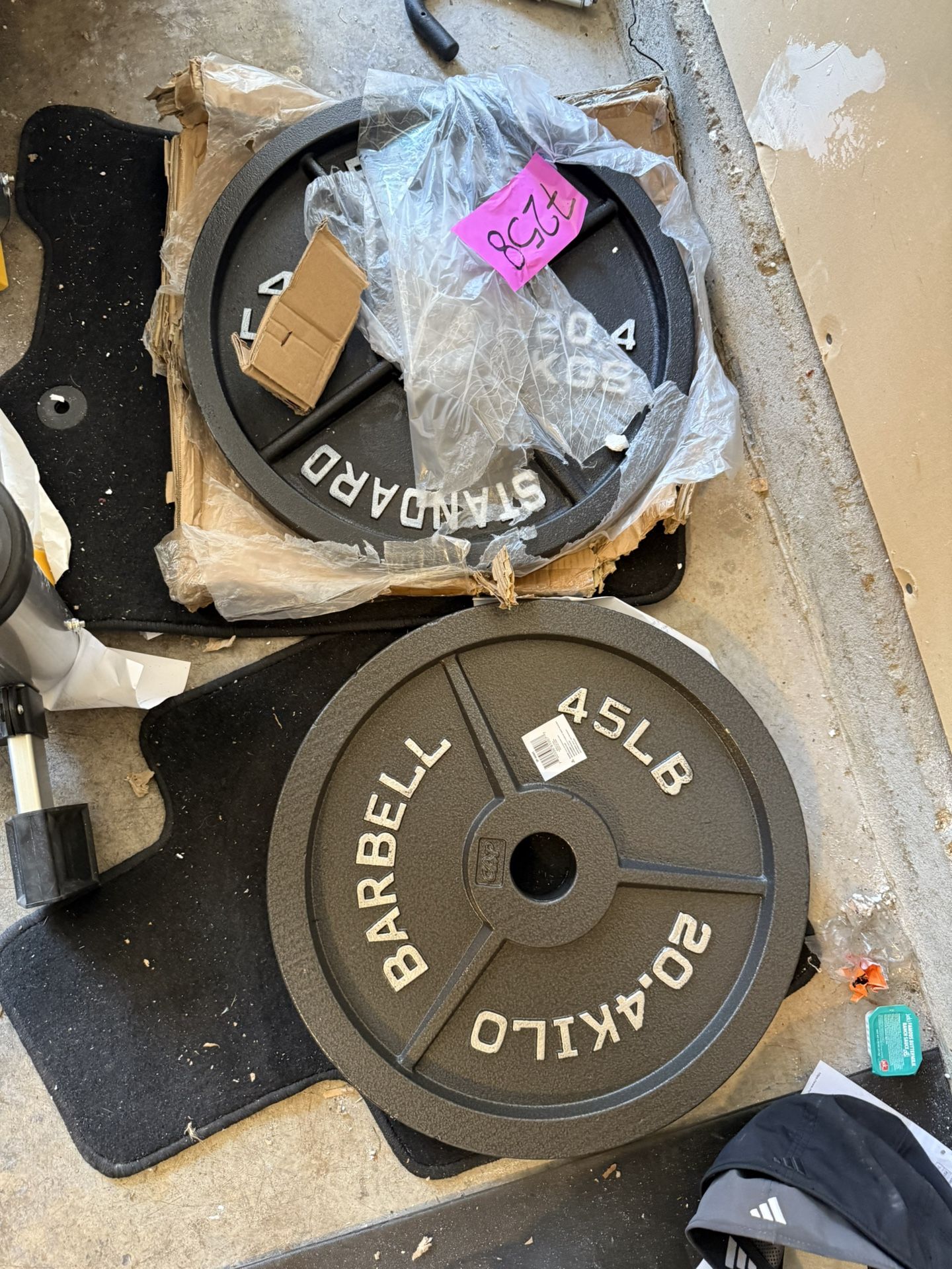 Misc Workout Weights, Dumbells, Barbells, Curl Bar. Olympic And Standard