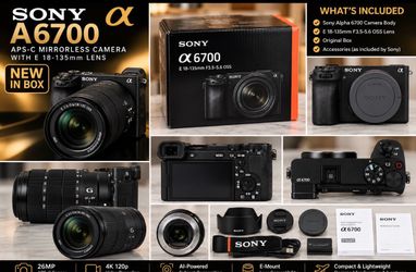 Sony Alpha A6700 Mirrorless Camera with 18-135mm Lens
