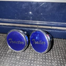 Blue Tractor Trailer Air Brake Knobs 
