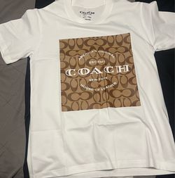 Coach New York Graphic T-Shirt White Small