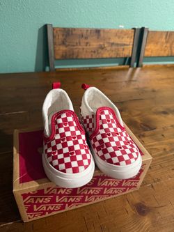 Vans Toddler Slip-On Checkered Sneakers