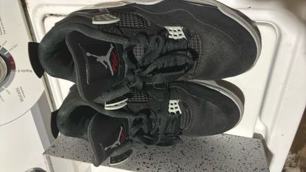 Jordan 4 black canvas