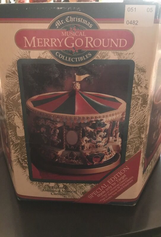 Mr. Christmas musical merry-go-round collectible