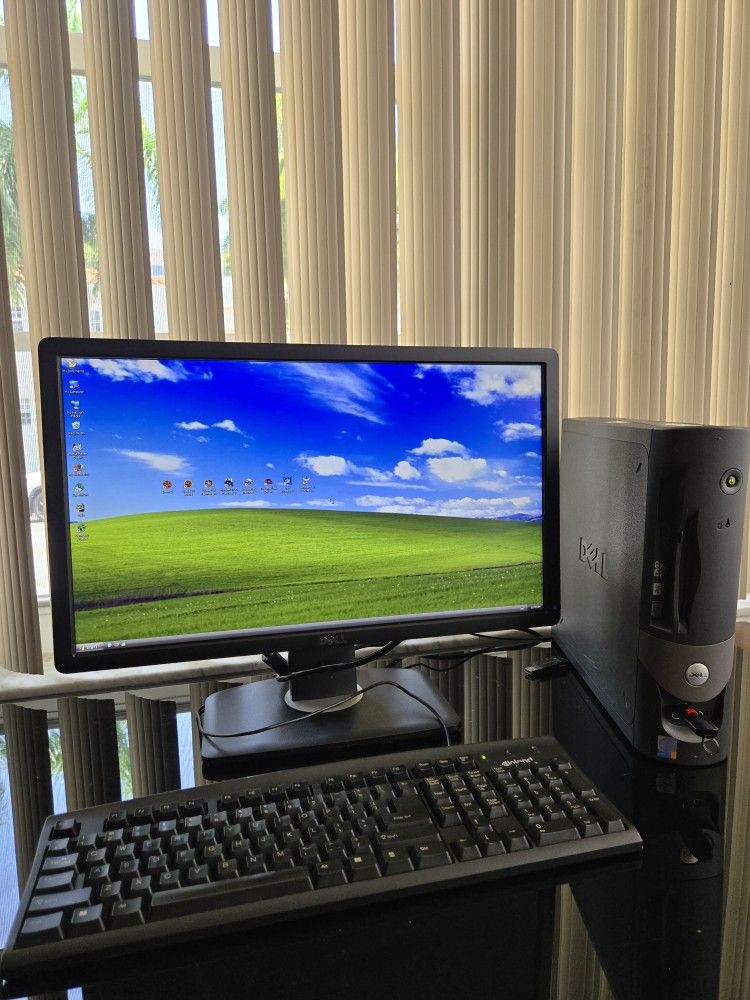 dell Gx280 Retro PC With Monitor + games