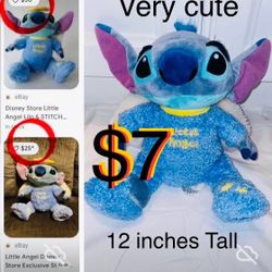 $7 Disney Lilo and Stitch Plush 12” inches Tall in good condition