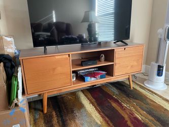 Wooden TV Stand - $120
