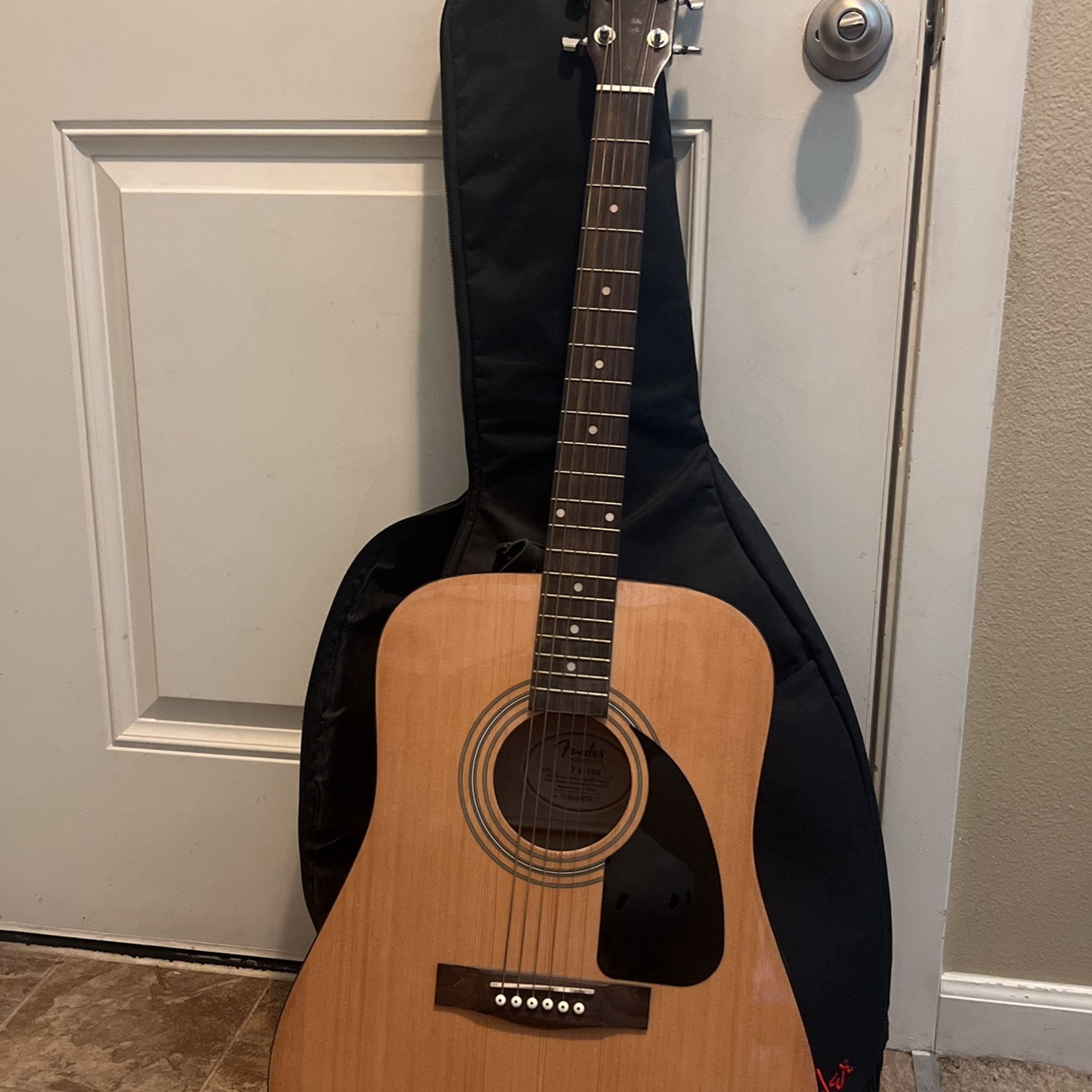 Fender acoustic guitar
