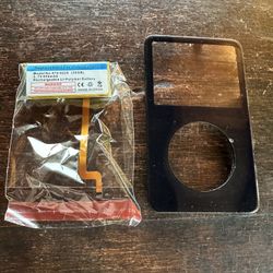 Lot Used Faceplate + New Battery THIN for iPod Classic 5th Generation 