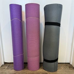 SET OF 3 YOGA MATS