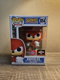 Knuckles Funko Pop Flocked 