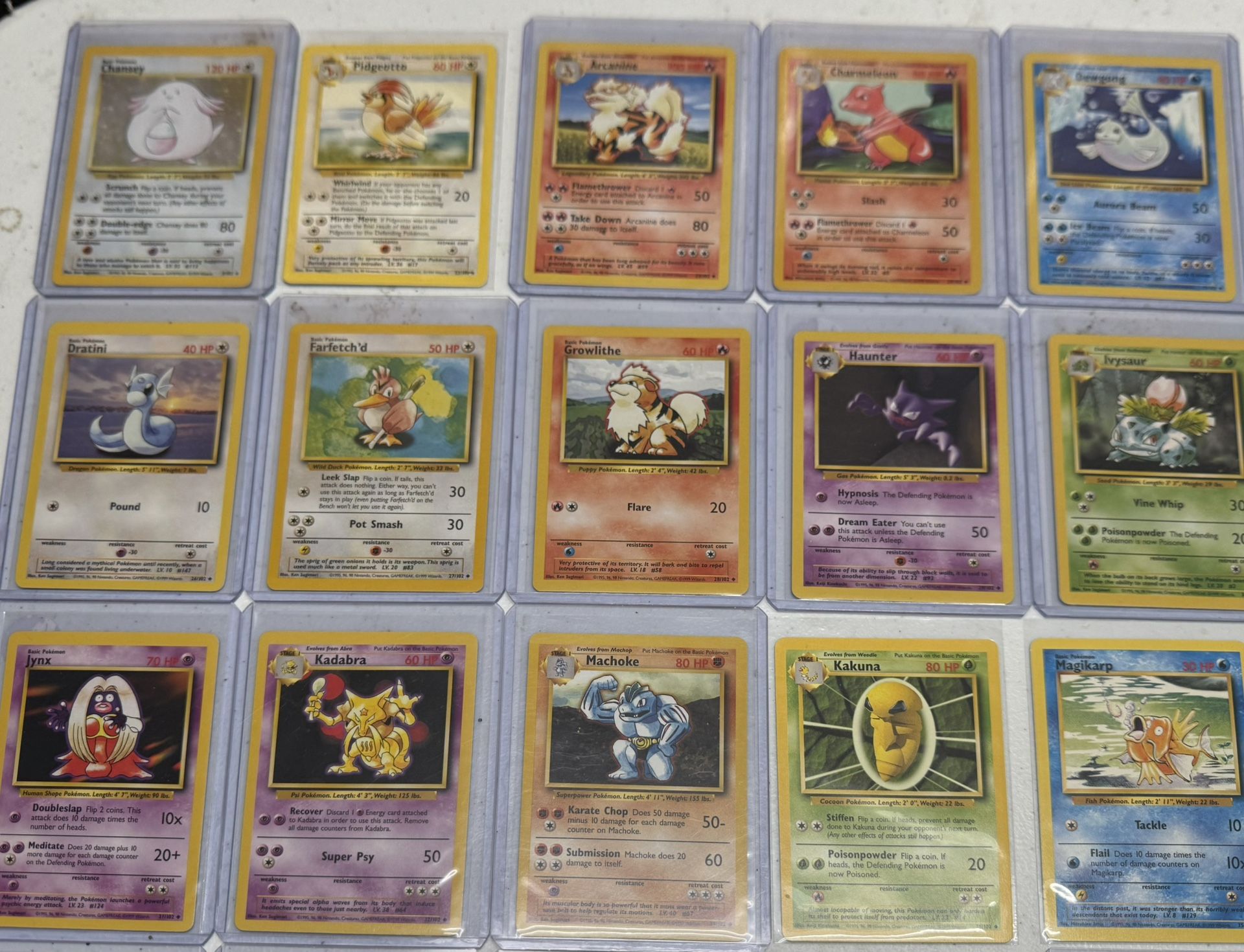 Pokémon BASE SET Non Holo