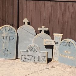 Halloween Foam Tombstones