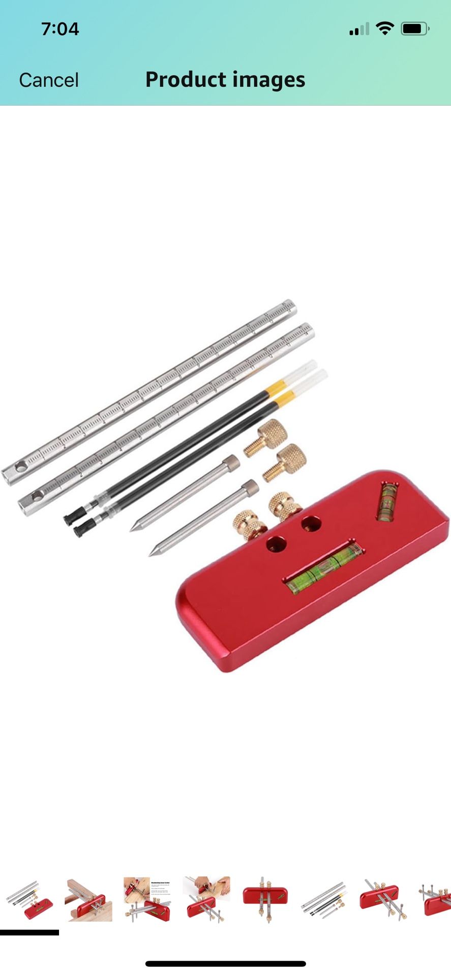 Woodworking Marking Gauge Mortise Gauge Ruler Double Head Aluminium Alloy Car...