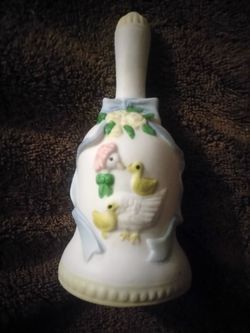 Vintage ceramic porcilain bell