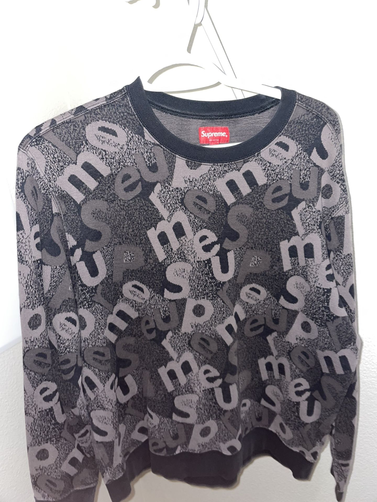 Supreme Scatter Text Crewneck