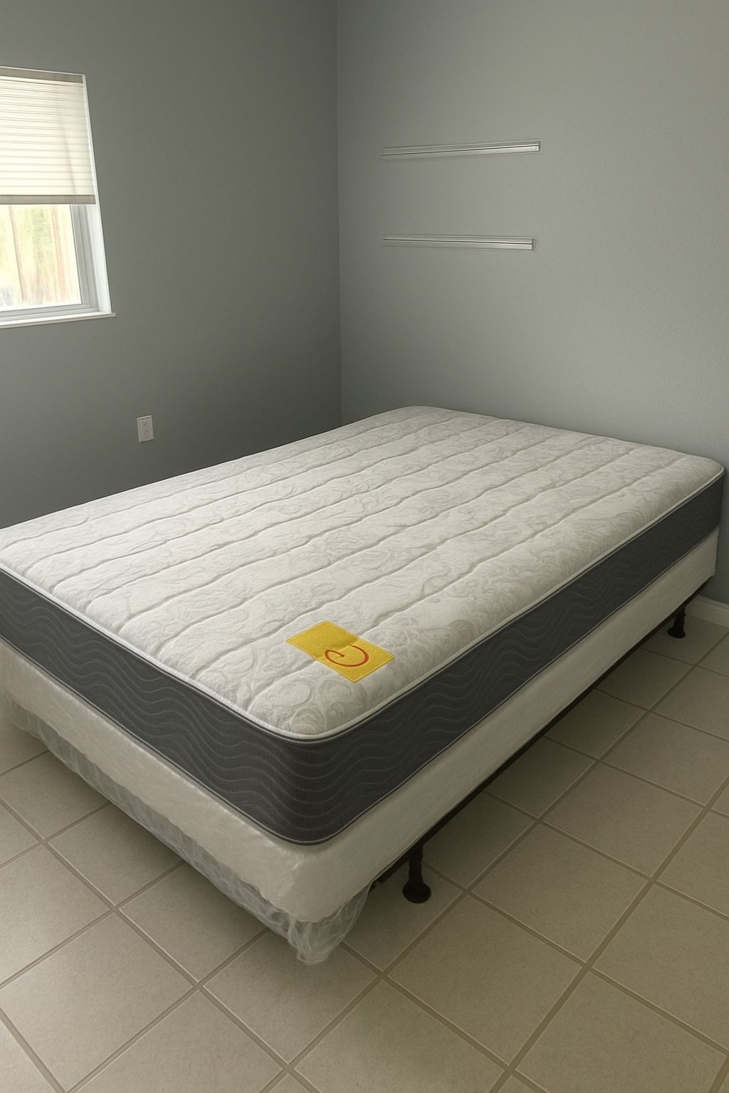 New Queen Mattress And Box Spring 2 Pc Bed Frame Is Not Included
