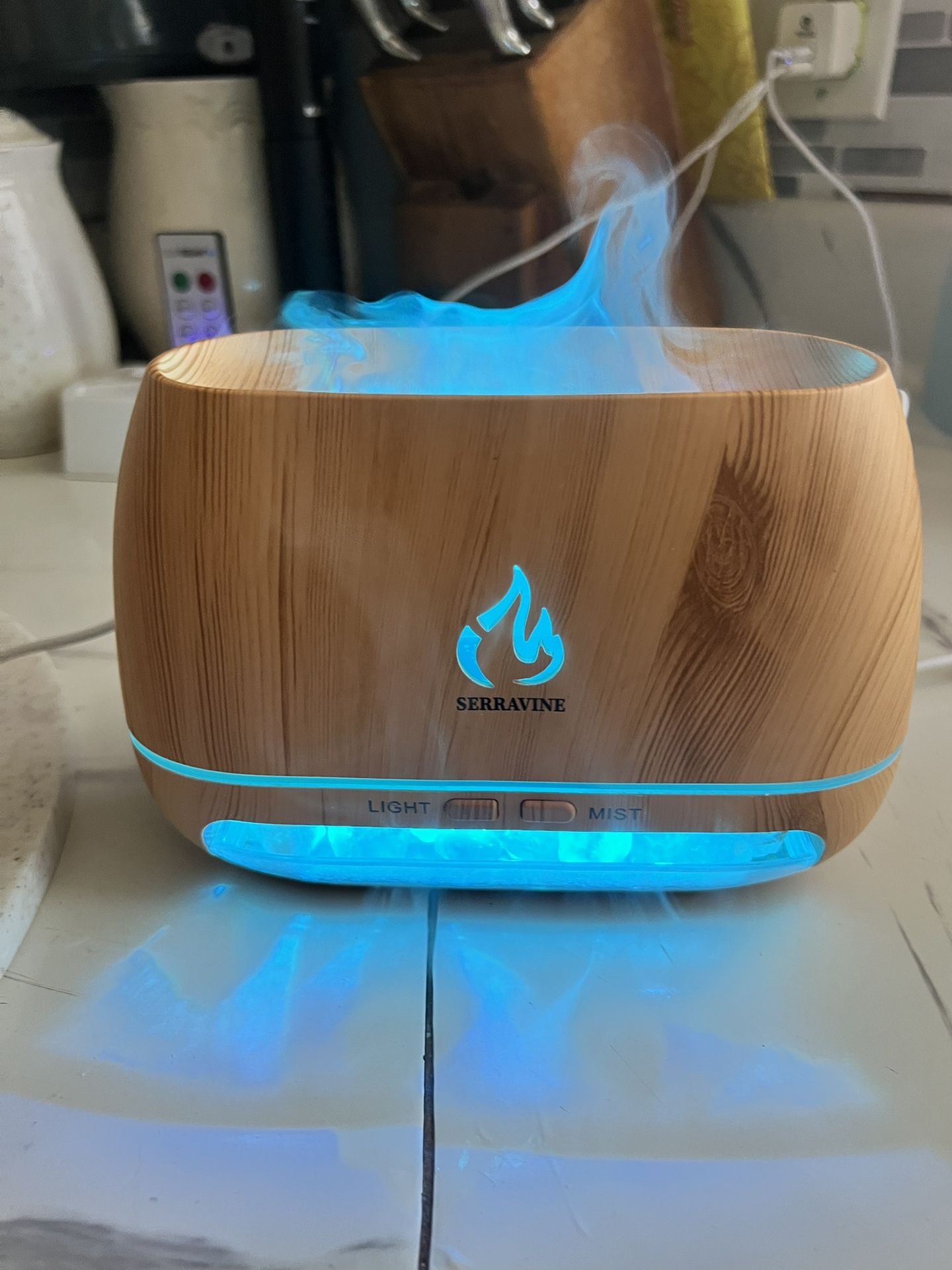 3-in-1 Himalayan Salt Rock Scent Diffuser, Ultrasonic Essential Oil Diffuser