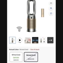 Dyson Purifier Heater+cool Formaldehyde Hp09 Smart Fan  Sells For Over $825