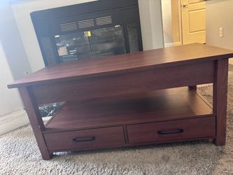 Lift Top Coffee Table Brown