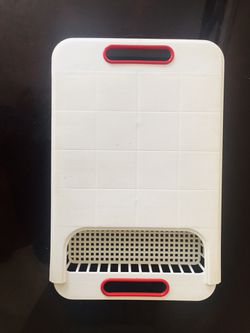 Plastic Chopping Board with strainer