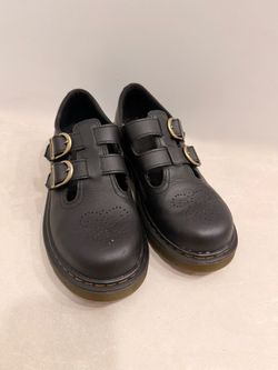 Dr. Martens 8065 Mary Jane Black Leather Size 4