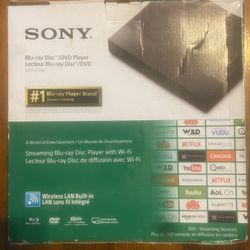 Sony Streaming BluRay player with Wi-Fi