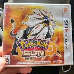 Nintendo 3ds Pokemon sun Complete
Mint condition 
