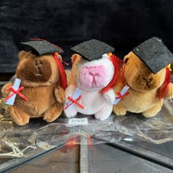 Trending Capybara Graduation Key Chain