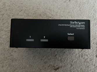StarTech - 2 Port - DVI VGA Dual Monitor KVM