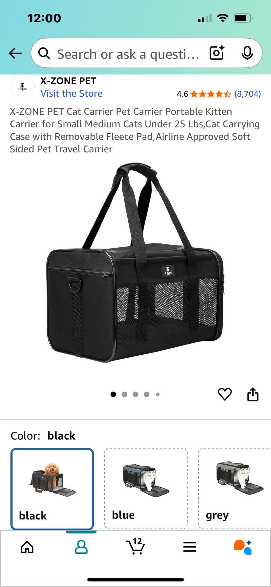Pet Carrier Under 15 Lbs