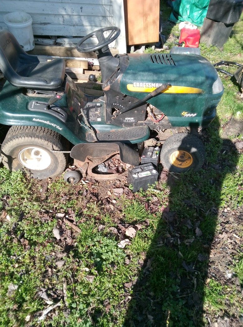 2 Craftsman mowers for Parts