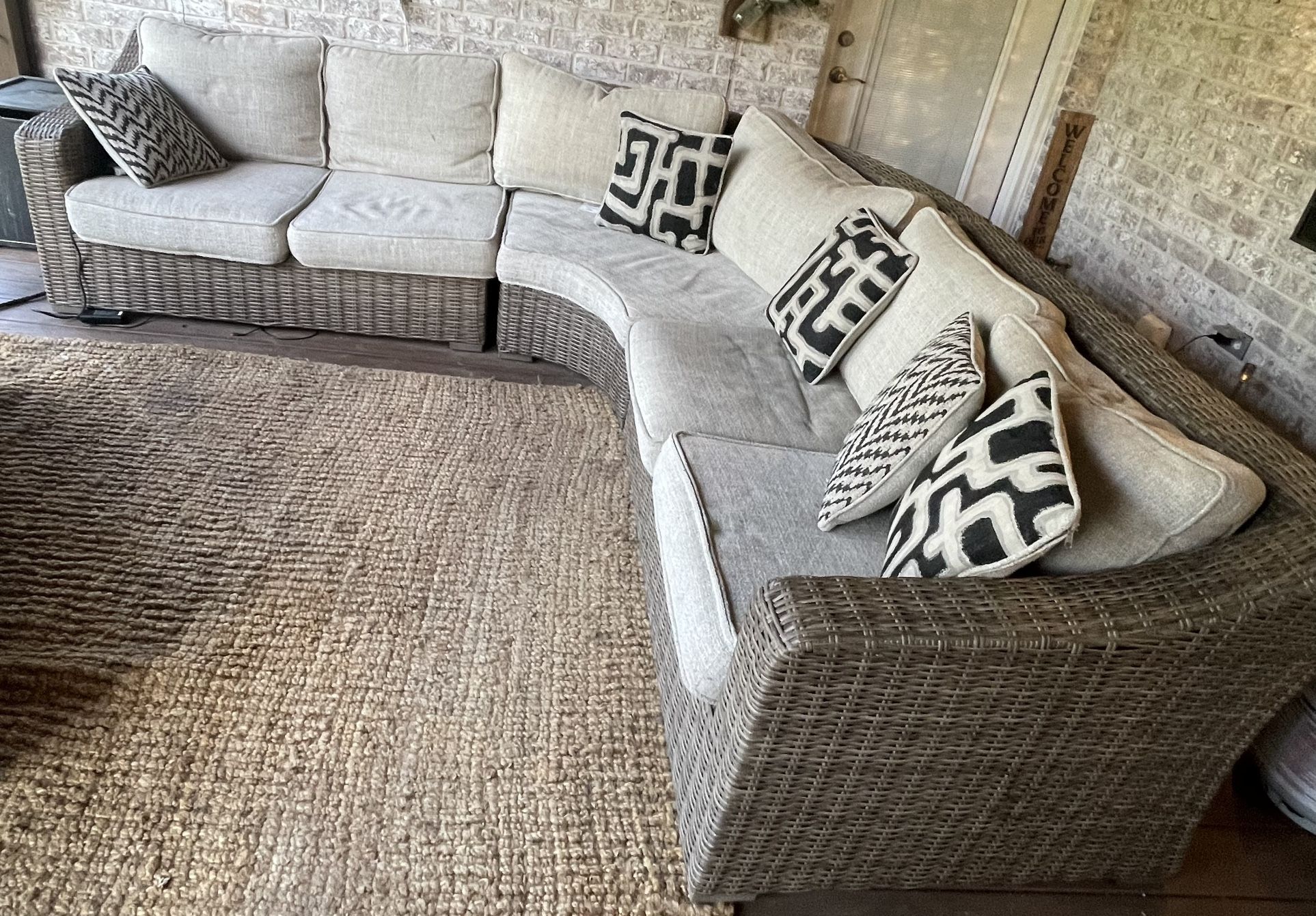 Ashley beachcroft Outdoor Patio Sectional Sofa Set