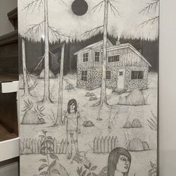 Poster Print of Pencil Drawing