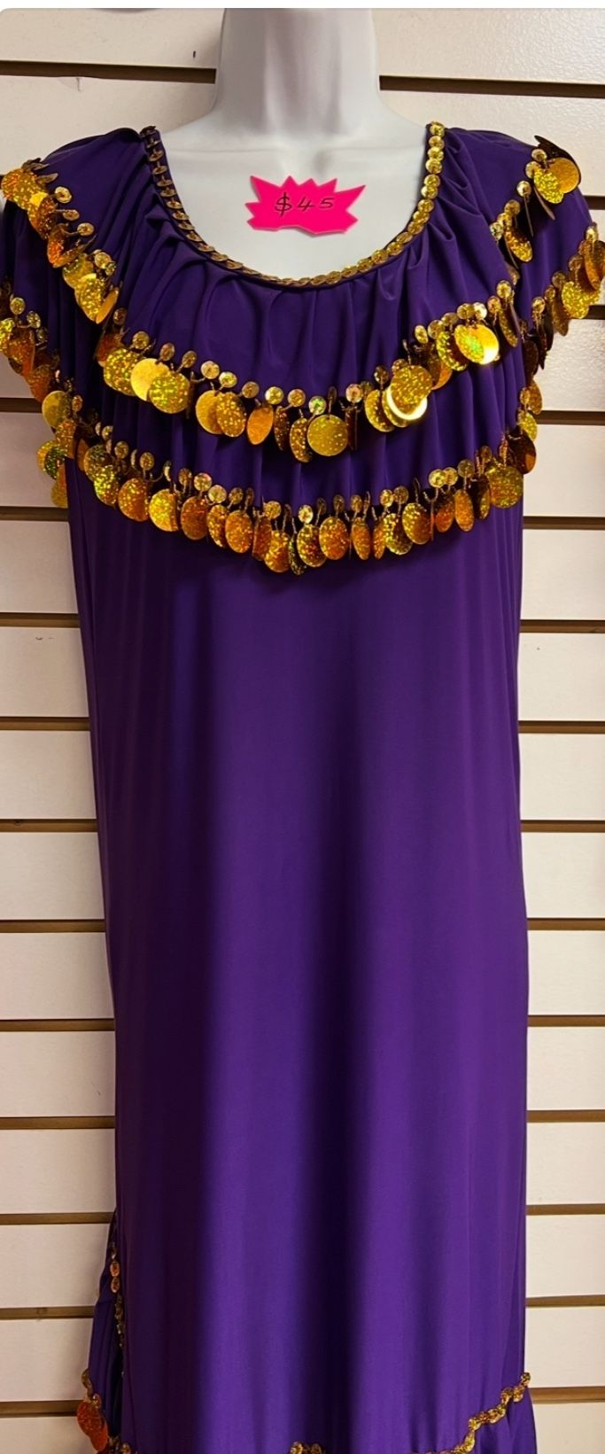 Arabian Dress With Gold Coins