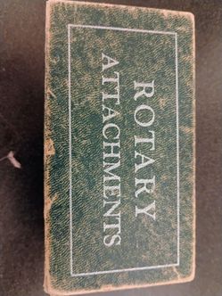 Vintage sewing machine rotary attachments