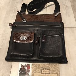 Brighton Leather Crossbody Purse