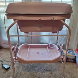 Baby Joy Standing Tub And Changing Table
