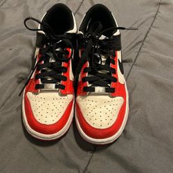 red black and white dunks size 5.5