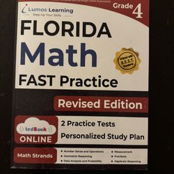 Grade 4 Florida Math FAST Practice Workbook