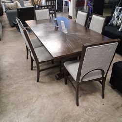 Dining Table 6 Chairs 
