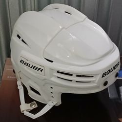Bauer IMS 5.0 M Hockey Helmet, White, Made In Thailand 