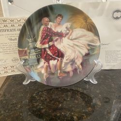 Knowles The King And I , Shall We Dance Collector Plate