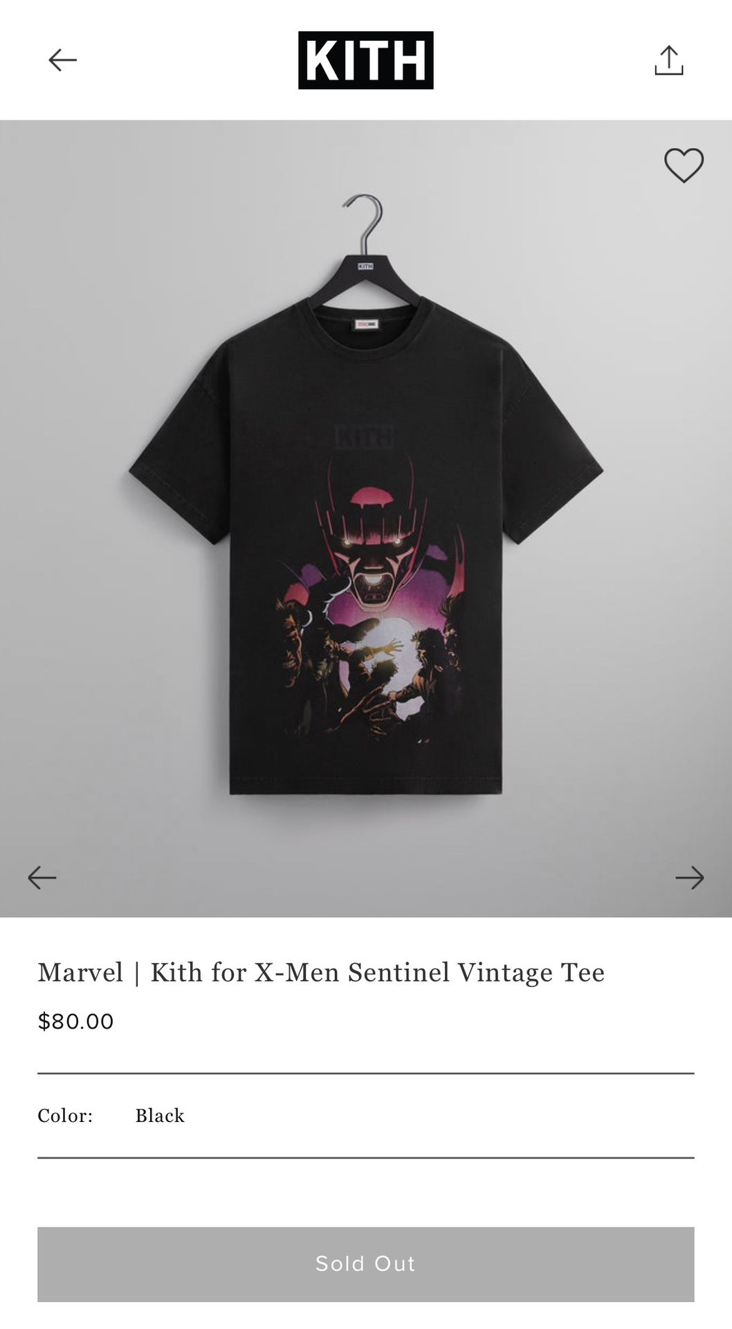 Marvel Kith X-Men Sentinel Vintage Tee