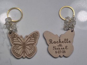 Recuerdos,quinceañera,personalizados,mariposas,llaveros,sweet15,16,butterfly,engraved,wedding,boda