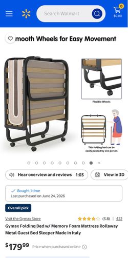 Fold out bed